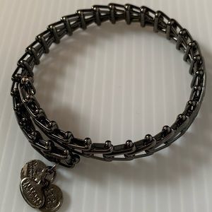 Alex and Ani Gypsy Wrap Bracelet, pewter finish